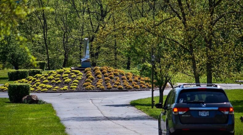 Pyramid Hill Sculpture Park has reopened for members only Monday, May 4 after being closed for a while due to the coronavirus pandemic. The museum, welcome center and restrooms remain closed and guidelines are in place for social distancing by visitors. NICK GRAHAM / STAFF