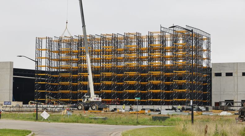 Saica Group, a fast-growing Spain-based manufacturer of boxes using recycled paper, is building its first North American facility in Hamilton. NICK GRAHAM/STAFF