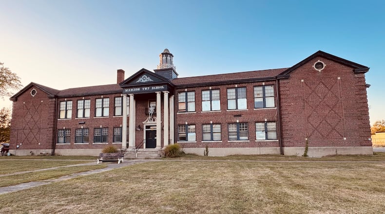Poasttown Elementary School, a former Madison Twp. school building, that is the home of Darrell and Brenda Whisman — and a few dozen spirits. CONTRIBUTED/ADAIR TUDOR