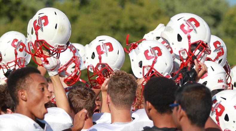 Winless last season, Stebbins opened with a 19-0 Week 1 win at Greeneview. The Indians play Greenville in their home opener on Friday, Sept. 6, 2019. MARC PENDLETON / STAFF