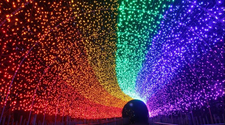 The Cincinnati Zoo's Festival of Lights will begin Nov. 16, 2019, featuring 3 million lights. CONTRIBUTED