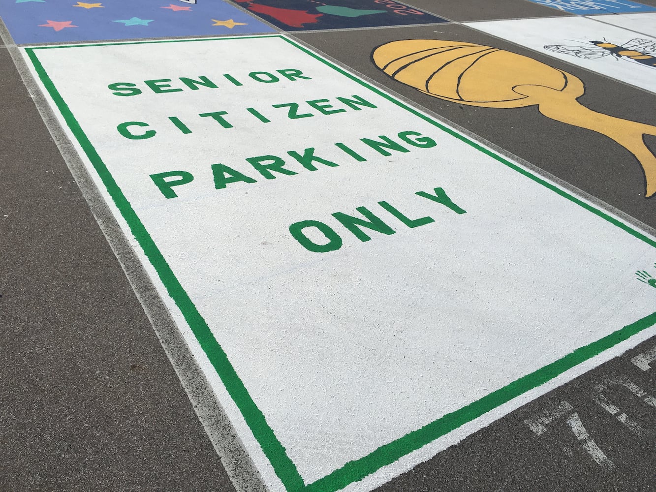 Lakota West High School parking lot spaces