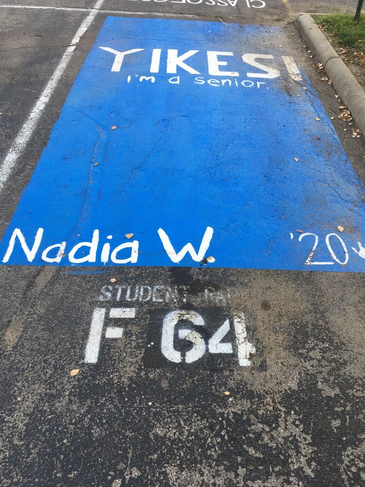 parking lot spaces