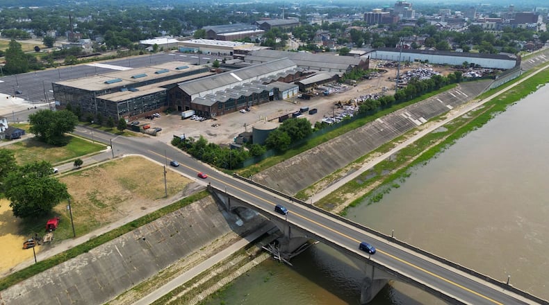 It was announced earlier this month that Hamilton is considering a development agreement with Dublin-based Crawford Hoying that includes a $3 million forgivable loan to redevelop the Cohen Recycling plant. Crawford Hoying is planning a three-phase project that will invest a minimum of $150 million to construct a new mixed-use development that includes retail space, a hotel, apartments, and townhomes. NICK GRAHAM/STAFF