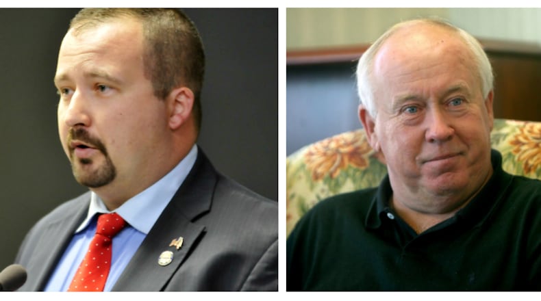 Three Hamilton Republicans are seeking the GOP nomination this May for the From left, Ohio Rep. Wes Retherford, R-Hamilton, Greg Jolivette and Sara Carruthers.