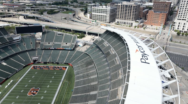Paycor Stadium in September 2022. MADDY SCHMIDT/WCPO