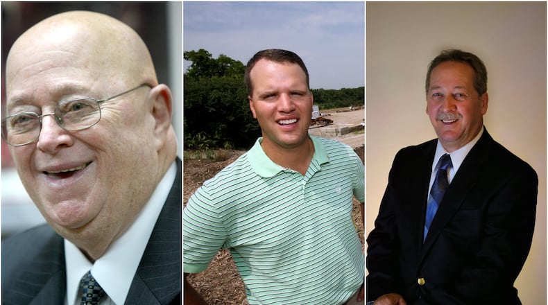 Pictured (from left) are: Fairfield Councilman-elect Ronald D’Epifanio, Fairfield Councilman Chad Oberson and Fairfield Councilman Bill Woeste