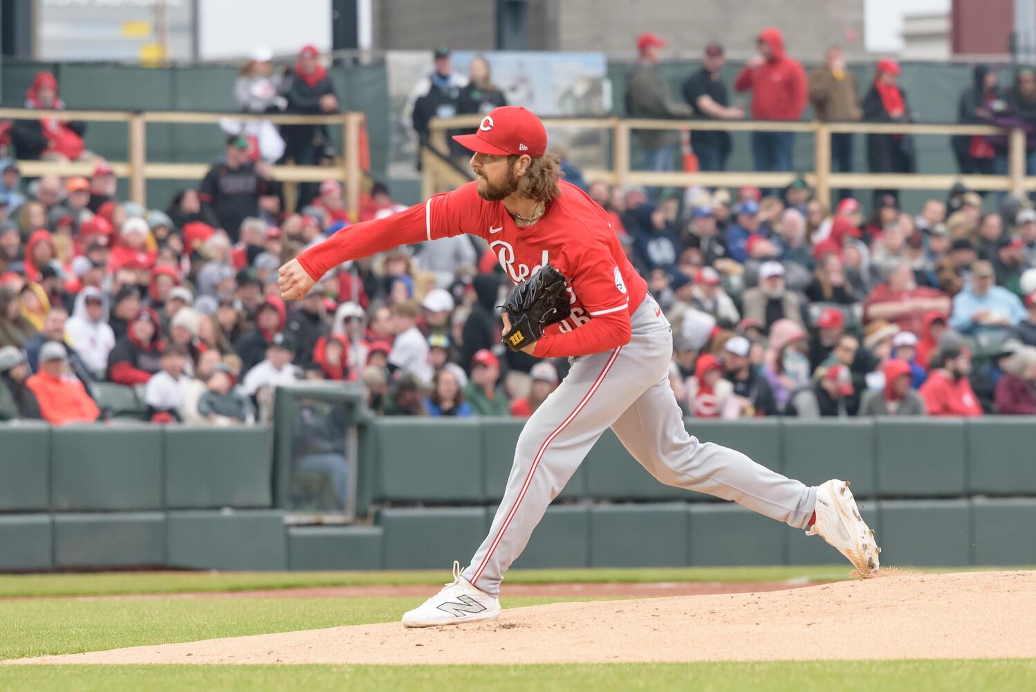 PHOTOS: Cincinnati Reds vs. Reds Top Prospects at Day Air Ballpark