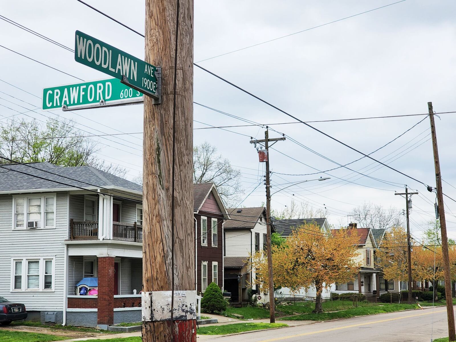 A man was shot in the leg early Tuesday morning at a residence in the 1800 block of Woodlawn Avenue in Middletown. Nick Graham/ STAFF