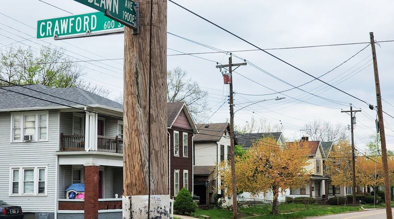 A man was shot in the leg early Tuesday morning at a residence in the 1800 block of Woodlawn Avenue in Middletown. Nick Graham/ STAFF