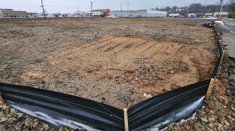 The Community Improvement Corporation of Hamilton purchased property at 1796 and 1990 South Erie Boulevard in 2022 to assist in the redevelopment of the site for a new Hamilton fire station. The existing structures on the property were demolished in December and the sites are ready for redevelopment. Hamilton plans to purchase the parcels from the CIC for $498,880, pending a City Council vote on Feb. 8. NICK GRAHAM/STAFF