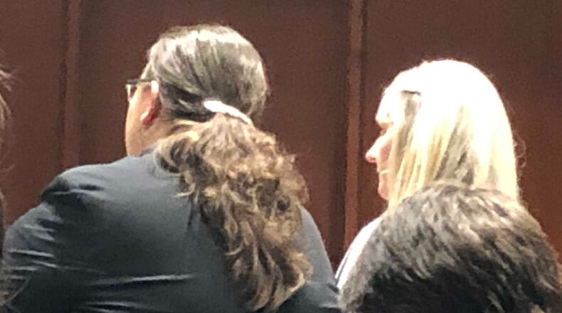 Former long-time Springboro teacher Amy Panzeca, now 50, was sentenced to six months in jail, but will remain free while the case is on appeal. STAFF/LAWRENCE BUDD