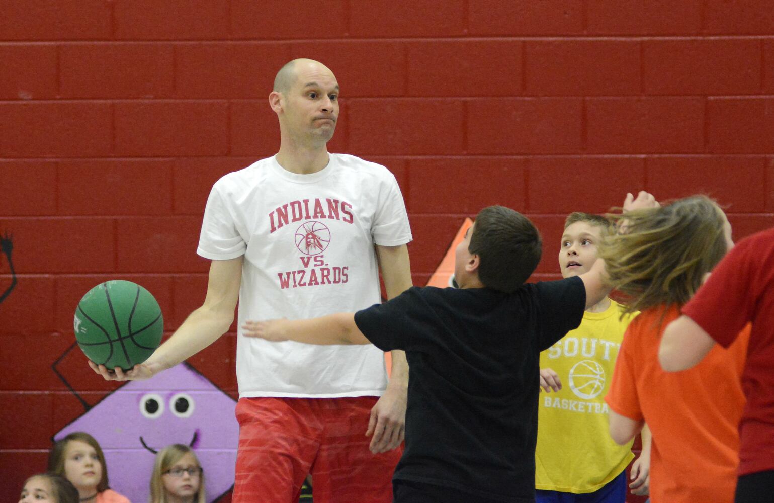Students vs. Staff basketball