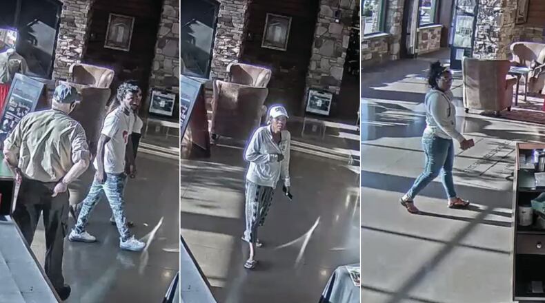 The West Chester Police Department is attempting to identify four people involved in the theft of electronic dog collars from Cabela’s, 7250 Cabela Drive.