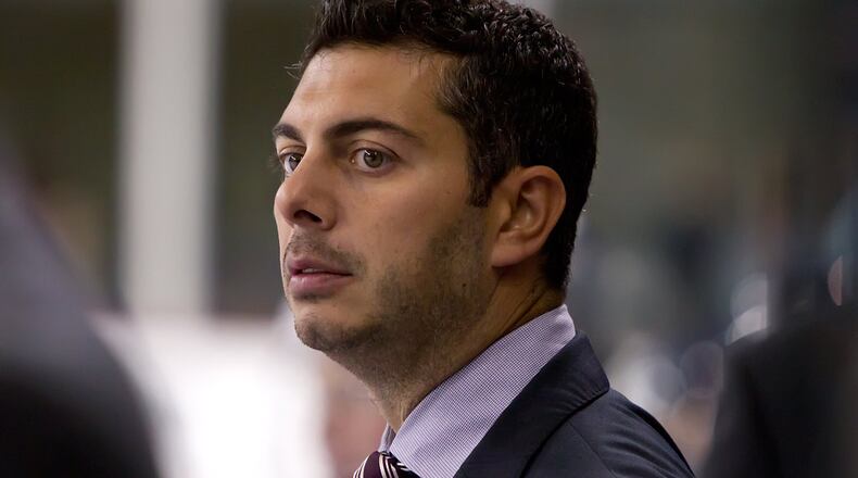 Miami University Ice Hockey Head Coach Enrico Blasi. FILE PHOTO