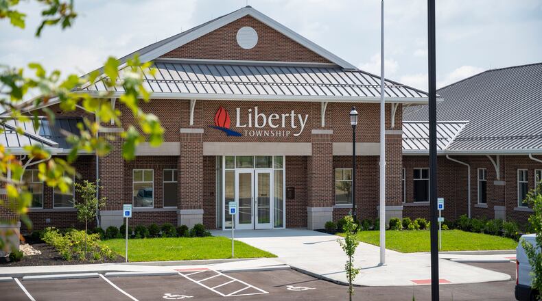 Under a new 2025-2028 contract, the Butler Co. Sheriff’s Office provides Liberty Twp. with one lieutenant, five sergeants, one corporal, 20 deputies and three detectives. One sergeant was added last June. Seen here is the Liberty Twp. Administration Center and outpost for the BCSO. FILE
