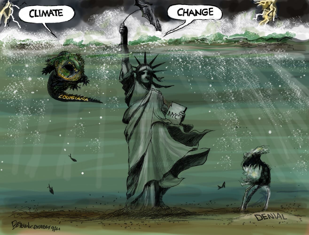 Week in cartoons: Texas abortion law, 9/11 anniversary and more