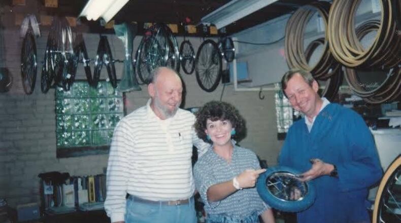 A view of the Middletown Schwinn shop during its heyday.