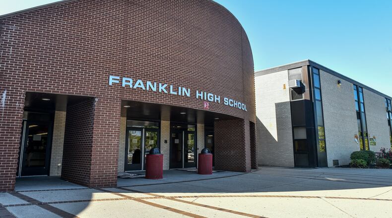 The former Franklin High School at 750 E. Fourth St. will be busy with construction activity this summer as construction crews will be working double-shift to transform the building into a junior high school. The nearly 2.07 million project begins June 10 and should be completed by Aug. 19, according to district officials.  NICK GRAHAM/STAFF