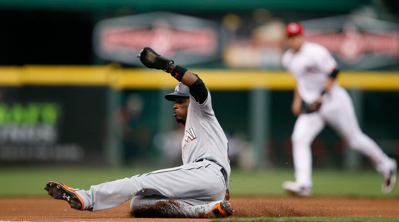 Miami's Dee Gordon has 35 stolen bases this season.