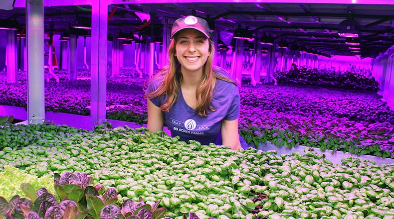 80 Acres Farms, which grows fruits and vegetables in an energy efficient, indoor environment, plans to start growing in Hamilton in 2019.