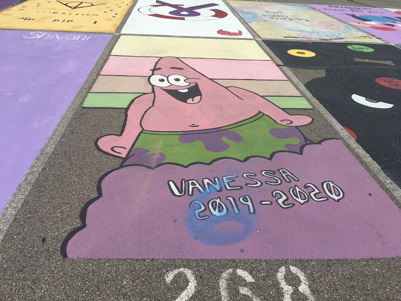 Lakota West High School parking lot spaces