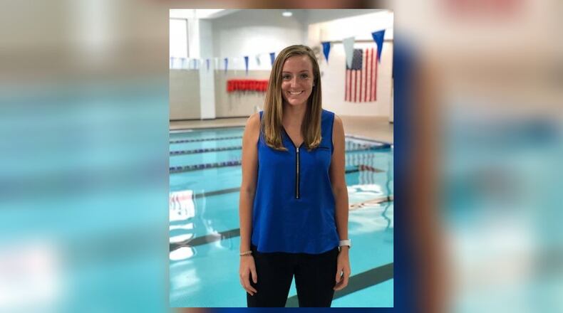 Former Madison High School and University of Dayton basketball star Ally Malott is now the director of the aquatics program at the Middletown Atrium YMCA. Malott, who also played in the WNBA, says the team aspect of working at the YMCA attracted her to the job.(Provided photo/Journal-News)