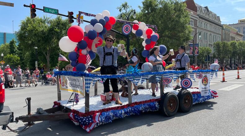 The annual Hamilton Fourth of July parade in 2023 had 100 entrants with more than 1,700 participants in the mile-long parade, which is Butler County‘s largest Fourth of July procession. MICHAEL D. PITMAN/STAFF