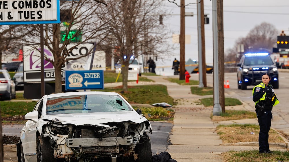 Breiel Boulevard in Middletown is closed southbound between Grand Avenue and Roosevelt Boulevard due to a crash, according to Middletown police on Monday afternoon. NICK GRAHAM/STAFF