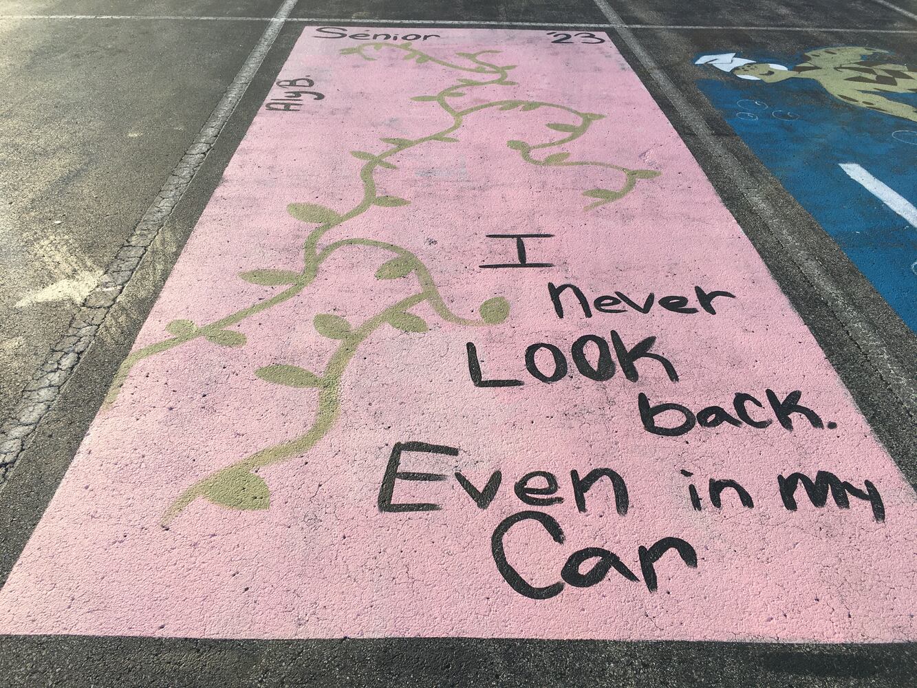 Ross senior parking lot spaces