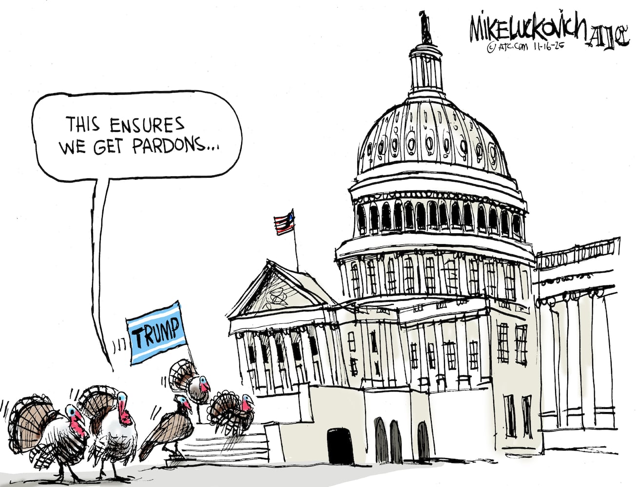 CARTOONS: Mike Luckovich, Nov. 20, 2025