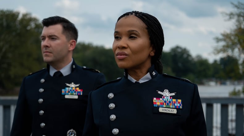 Air Force photos of the new Space Force uniforms, designed at Wright-Patterson Air Force Base.