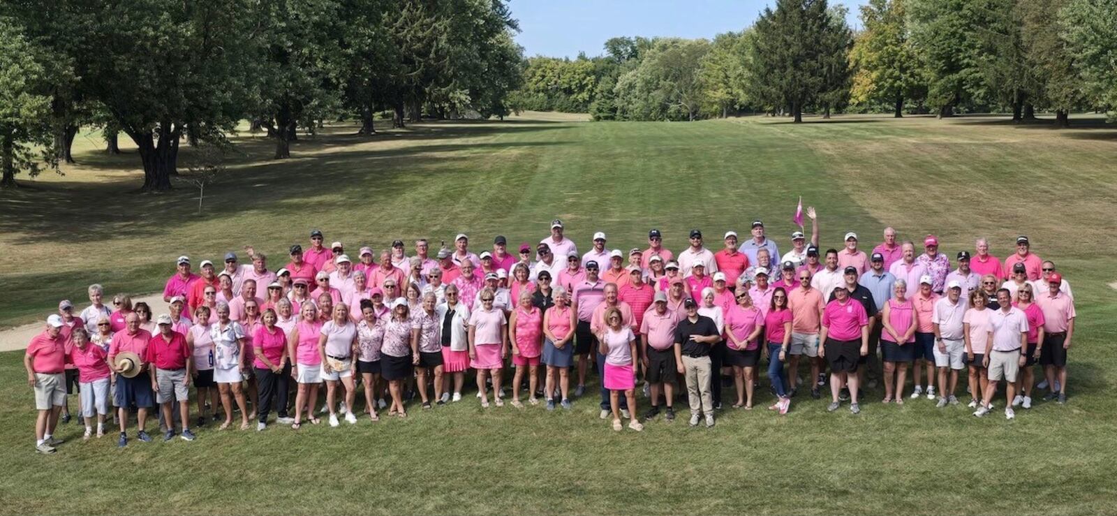 The 8th annual Pink Out Golf Scramble, hosted by Elks 51, had 144 golfers and raised $21,000 to benefit cancer care in Clark and Champaign Counties. The funds will help fund Appearance Centers & the Look Good, Feel Better Program at both Mercy Health - Cancer Centers in Springfield and Urbana, which provide wigs and toupees along with other support to cancer patients, as well as the Breast Cancer Endowment Fund of Clark County. Contributed