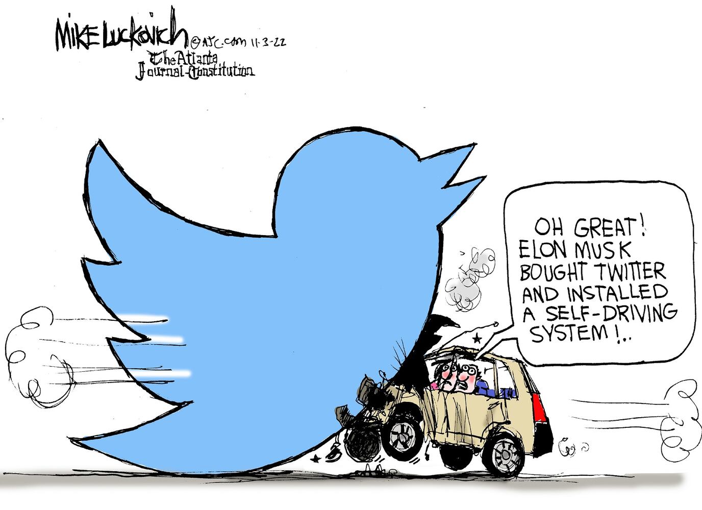 WEEK IN CARTOONS: Twitter, Pelosi attack, midterms and more