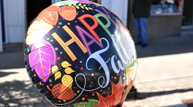 Fall festival season is here. This balloon was spotted at the Waynesville Sauerkraut Festival in years past. DAVID A. MOODIE/FILE