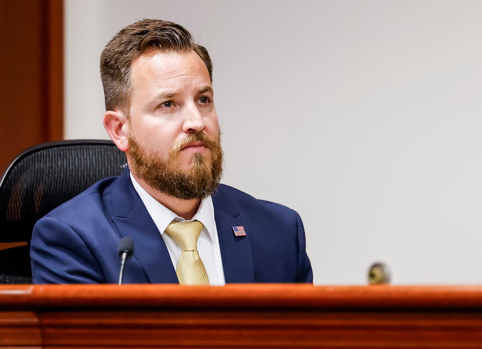 Hamilton City Council member Michael Ryan supports Hamilton allowing a marijuana cultivator to open up in the city. He agreed, however, to support Hamilton's prohibition on the industry's businesses on Wednesday, June 12, 2024, making it an indefinite ban until more solidified rules are established by the state. NICK GRAHAM/FILE