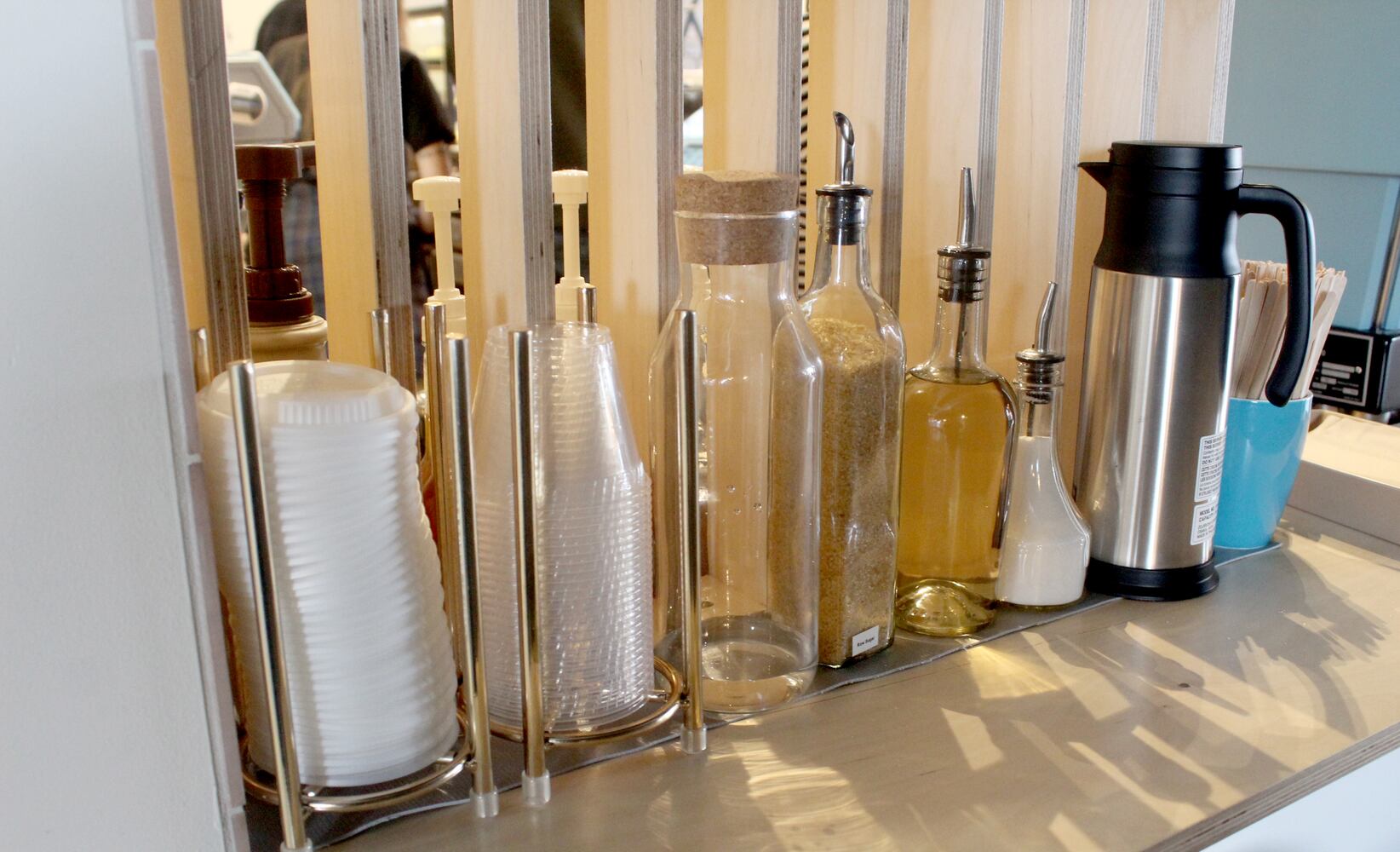 PHOTO:  look inside of the new Ghostlight Coffee shop location next to Old Scratch Pizza