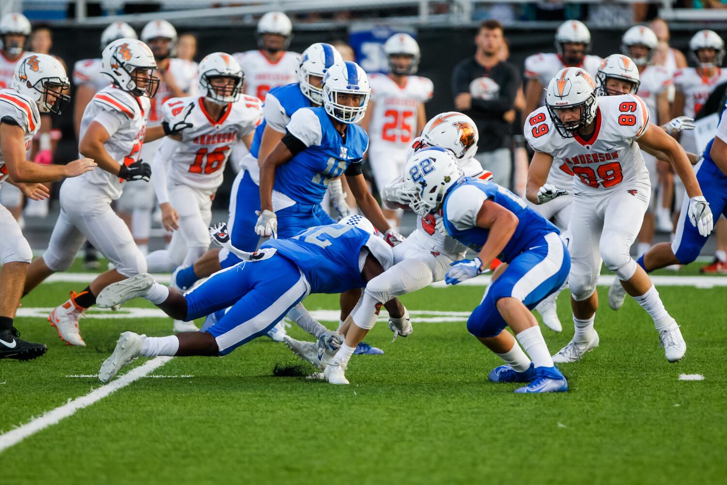 Hamilton Big Blue Football beats Anderson