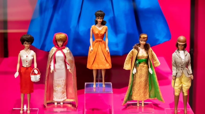 More than 200 Barbie dolls are on display at the Cincinnati Museum Center.
Credit: Jason Harper Photography.