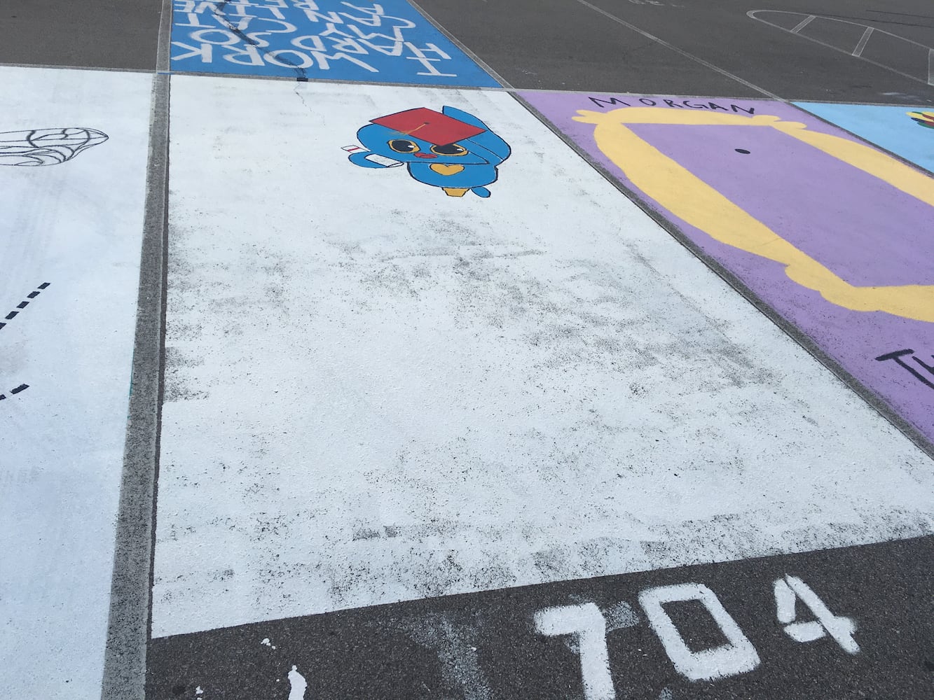 Lakota West High School parking lot spaces