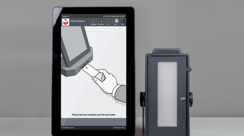 Butler County is close to coming to a decision on a new voting system purchase. The estimate is around $7.4 million, with the state picking up $3.2 million. This is what the new machines look like.