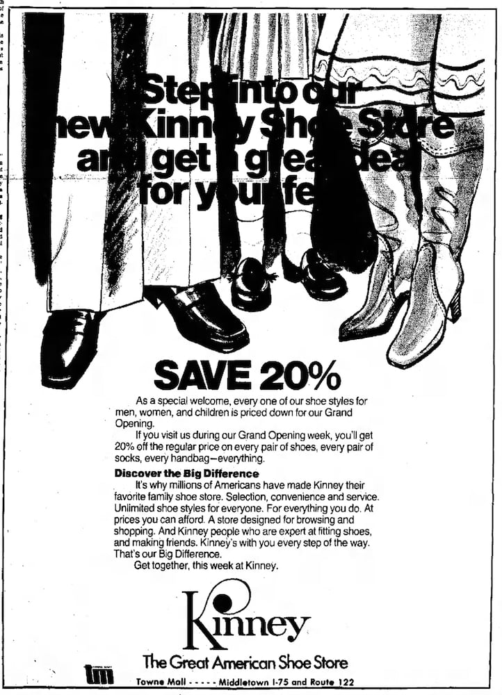 Towne Mall 1977 grand opening