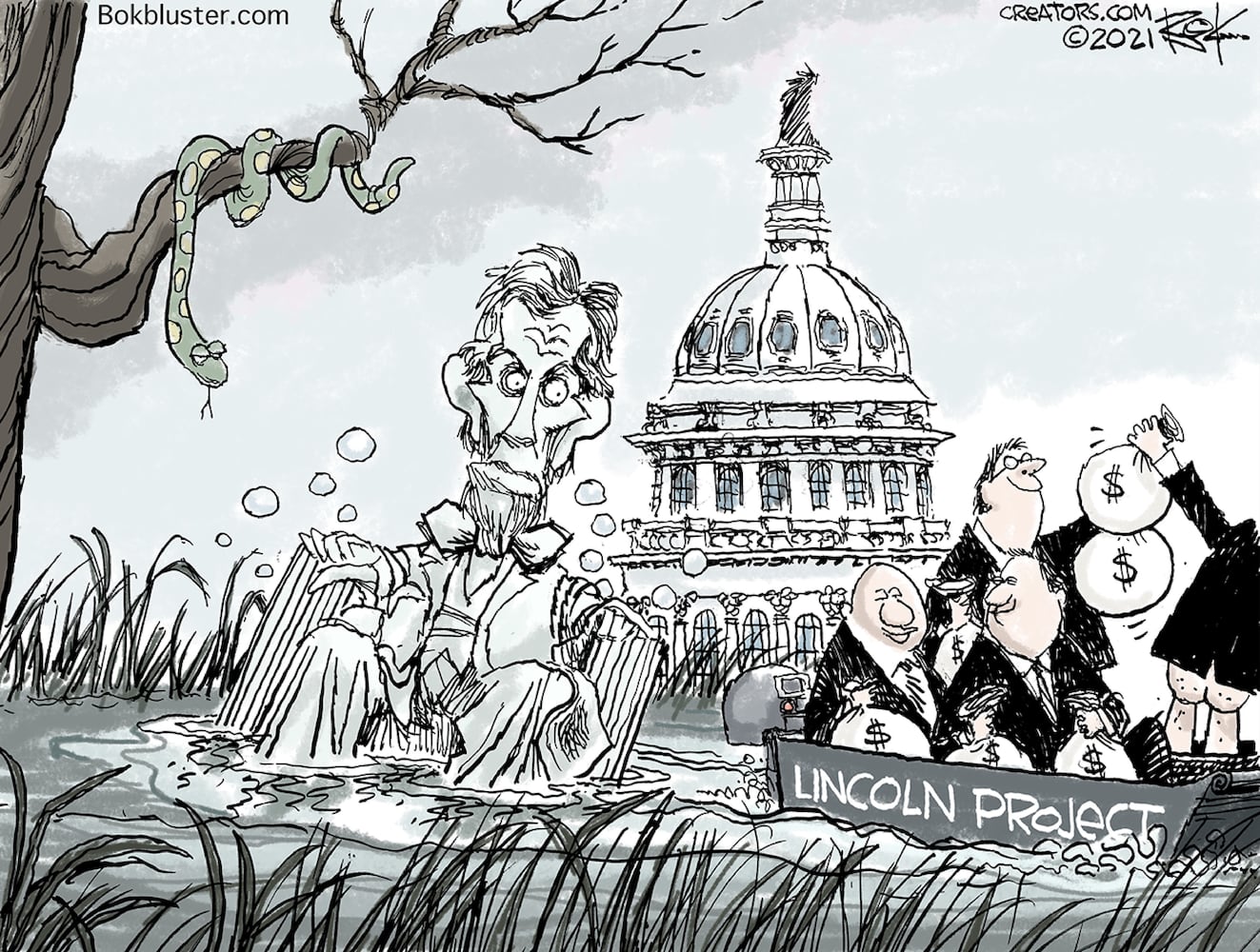 Week in cartoons: Frigid Texas, Rush Limbaugh and more
