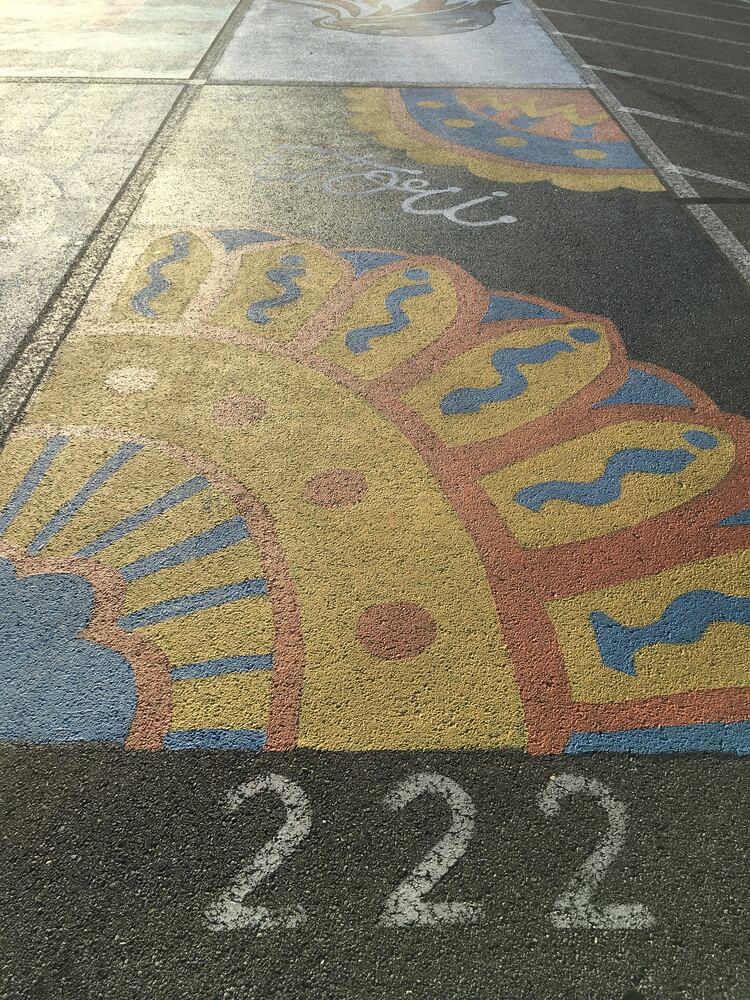Lakota West senior parking spaces