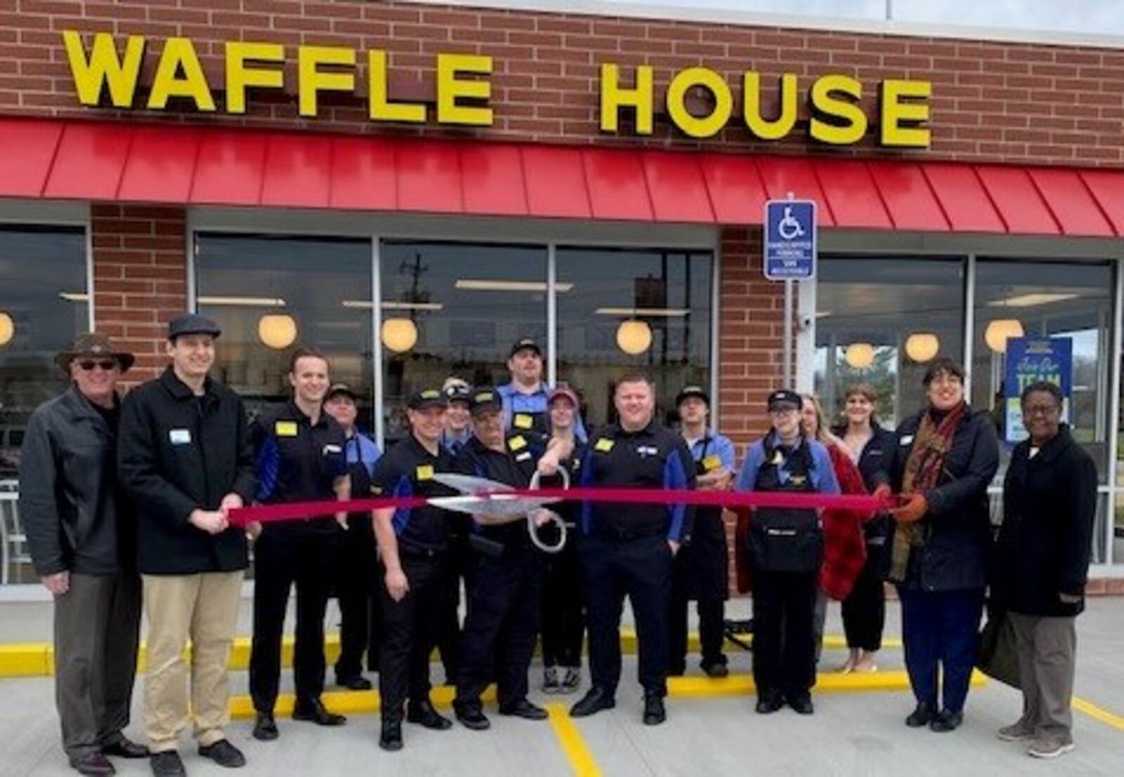 Waffle House celebrated the opening of their new location at 3455 Commerce Drive in Middletown with a ribbon cutting on March 18. SUBMITTED