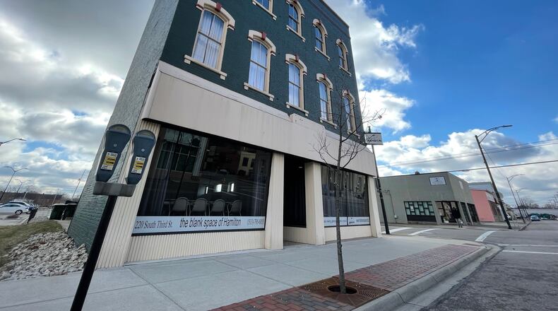 The blank space of Hamilton will be shutting down at the beginning of April, but the owners will look for someone to lease or rent to a commercial or office space. MICHAEL D. PITMAN/STAFF
