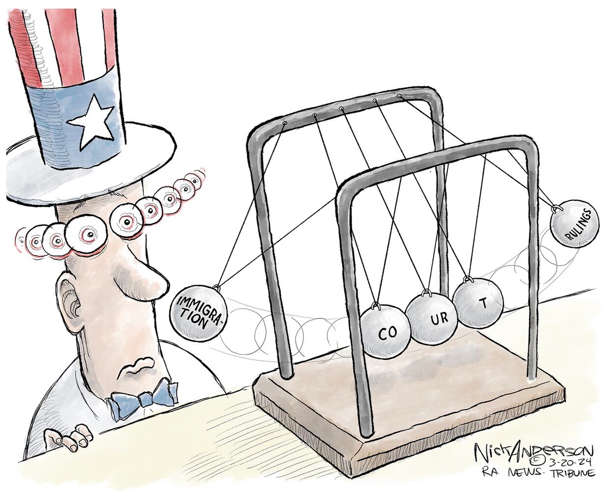 CARTOONS: Nick Anderson, March 23, 2024