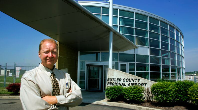 Fired Butler County Regional Airport manager Ron Davis is suing the county to get his $94,000 job back. STAFF/2009