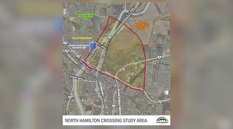 A public meeting to discuss the North Hamilton Crossing project is set to take place from today, Monday, Jan. 23, 2023, from 5 to 7 p.m. at Fairwood Elementary School, 281 N. Fair Ave. The North Hamilton Crossing project, which could be between $80 million to $120 million as it would include a river crossing, may take a few years, at least, to come to fruition.
