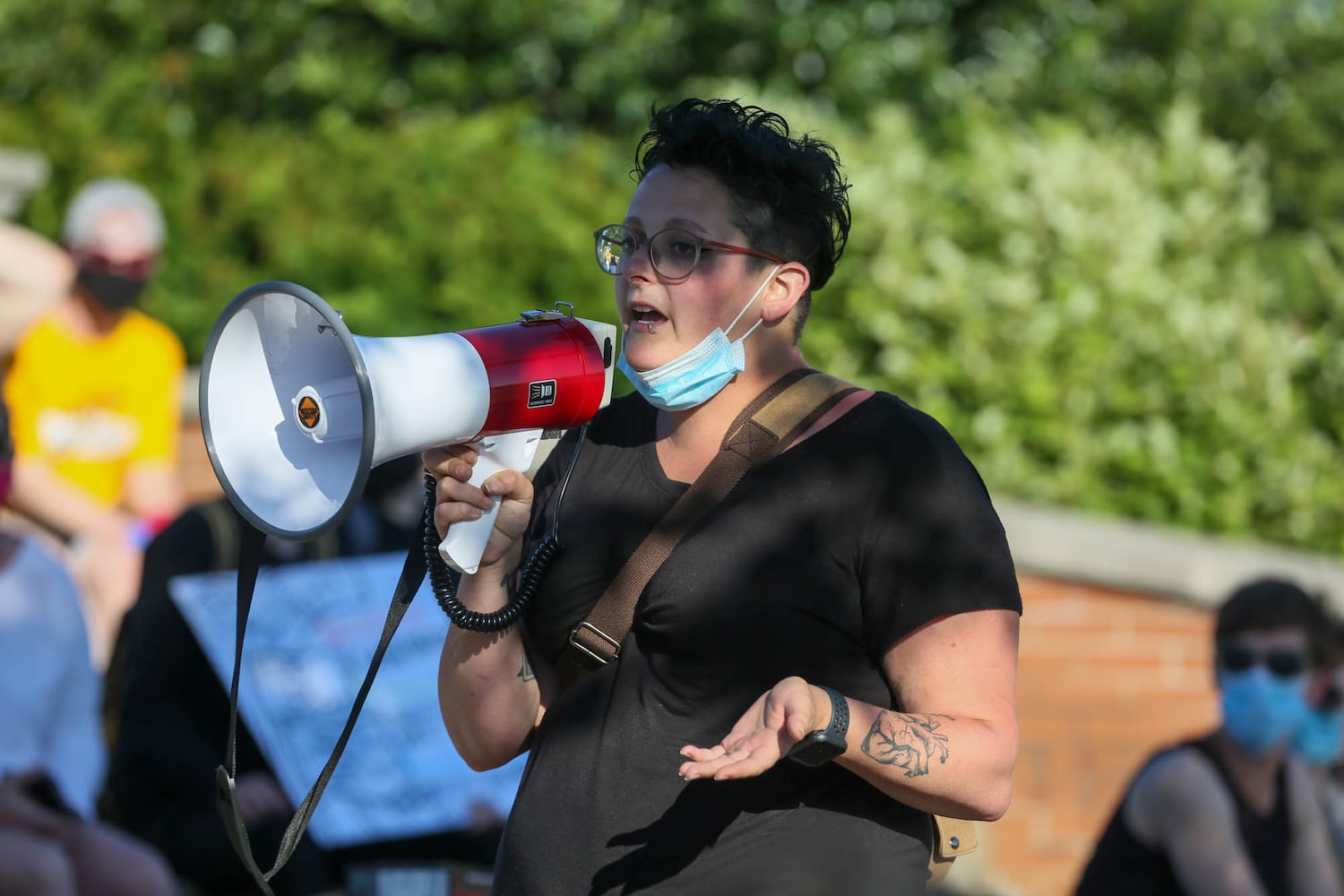 PHOTOS Crowd gathers at West Chester protest